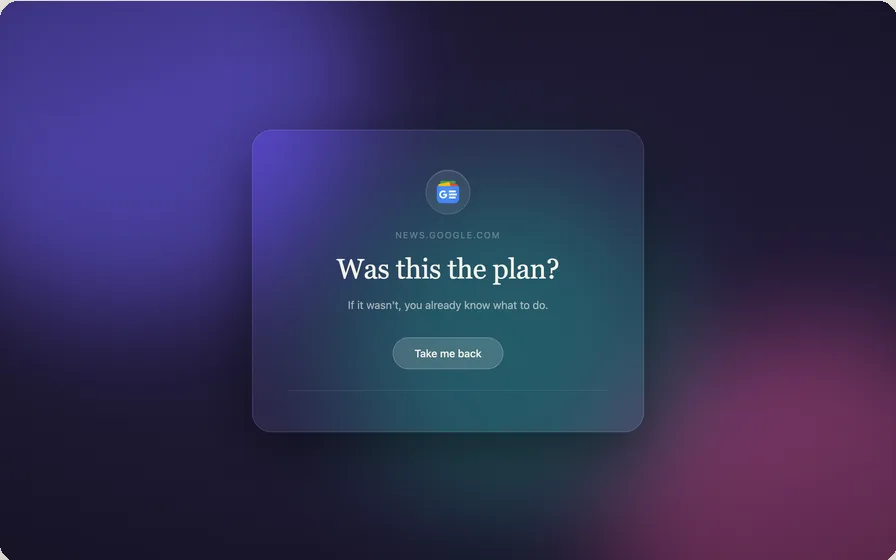 Quietsite app interface